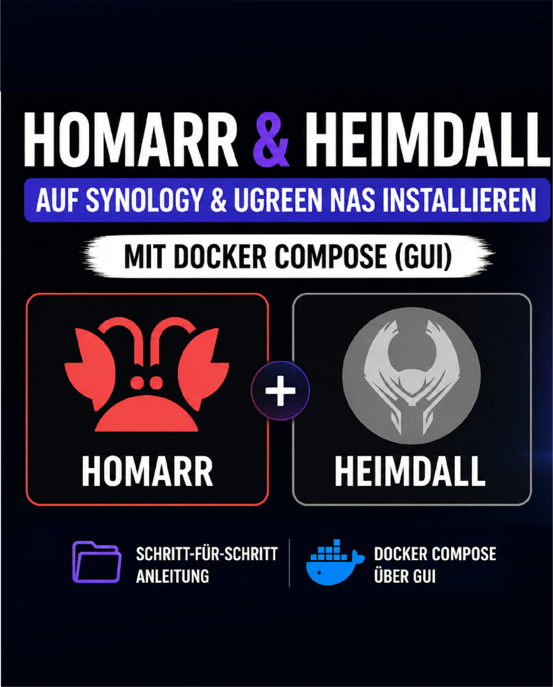 Heimdall & Homarr auf NAS installieren (Synology + UGREEN) – Schritt ...